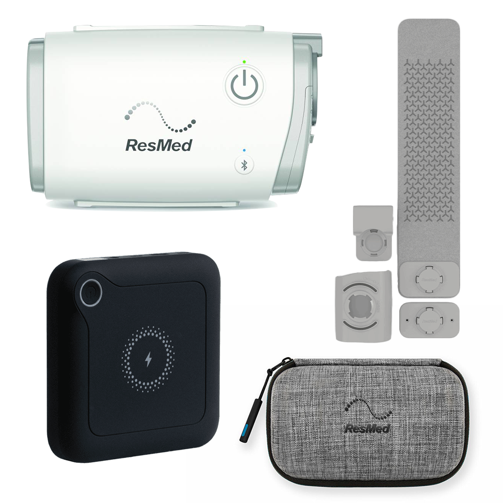 ResMed AirMini™ AutoSet™ Travel CPAP Machine Bundle with Hard Case